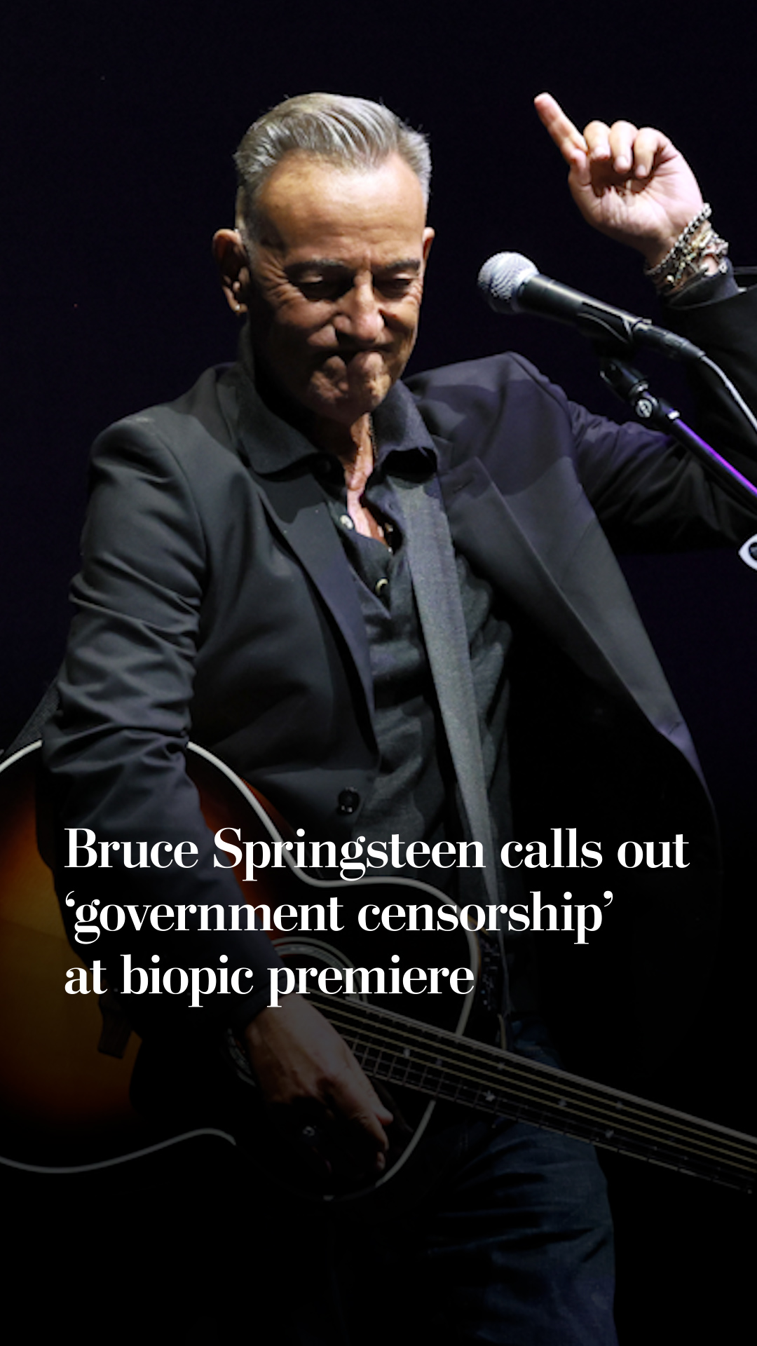 Bruce Springsteen Criticizes Trump At Biopic Premiere