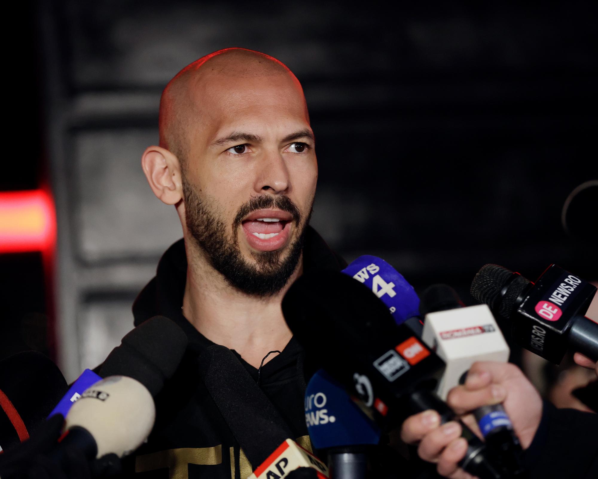 Andrew Tate denies all of the allegations against him. Photograph: Robert Ghement/EPA