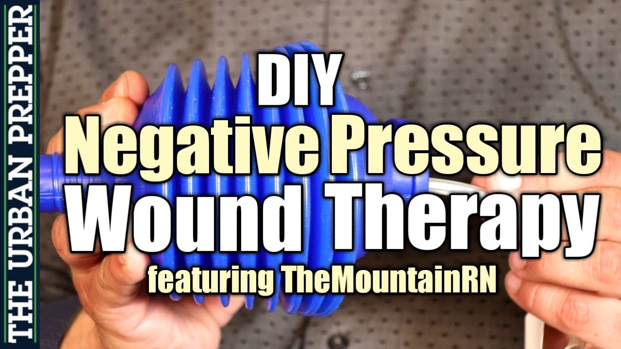 DIY negative pressure wound therapy teaches grid down first aid