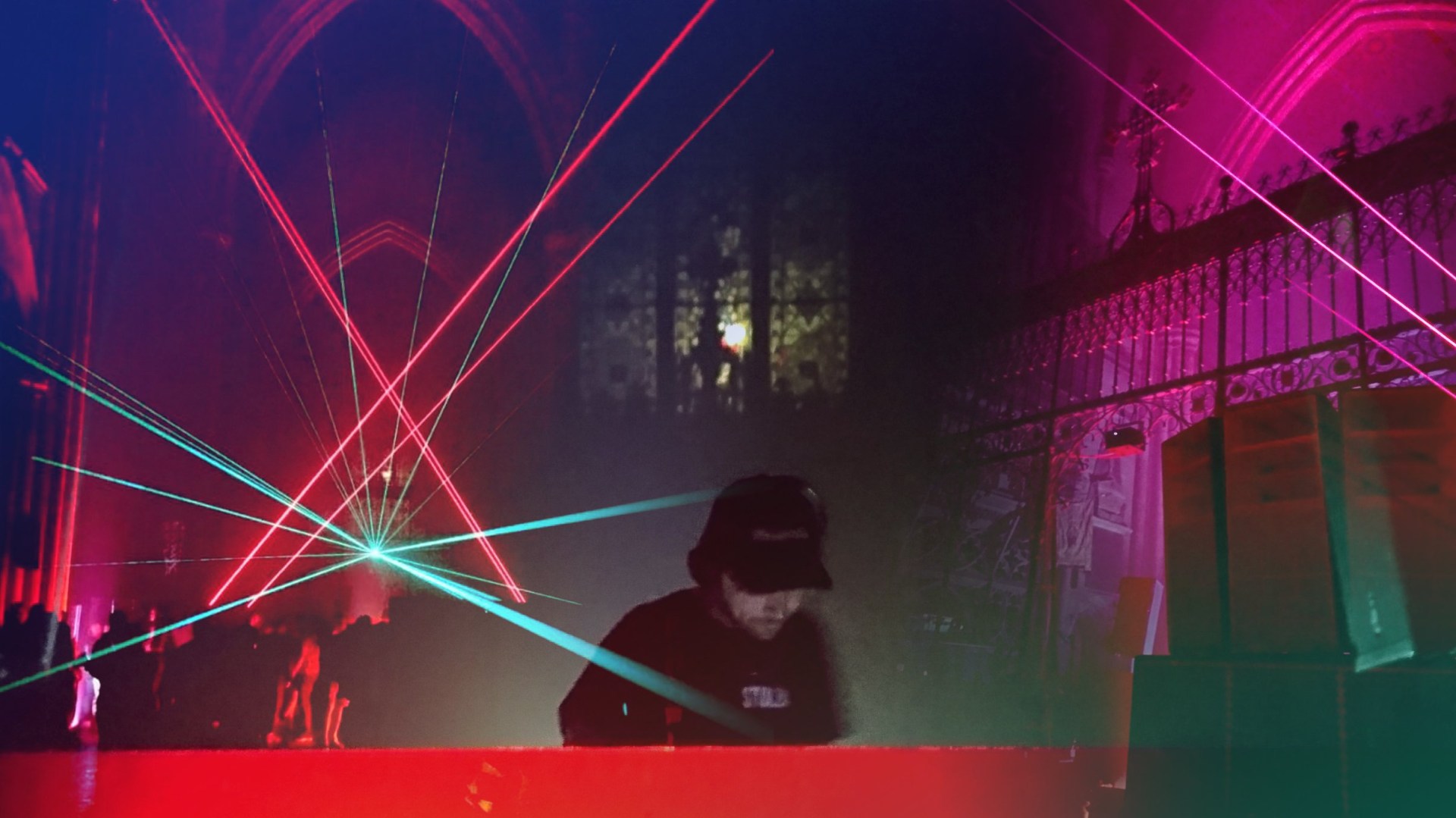 Clubbers rave at one of England's largest churches