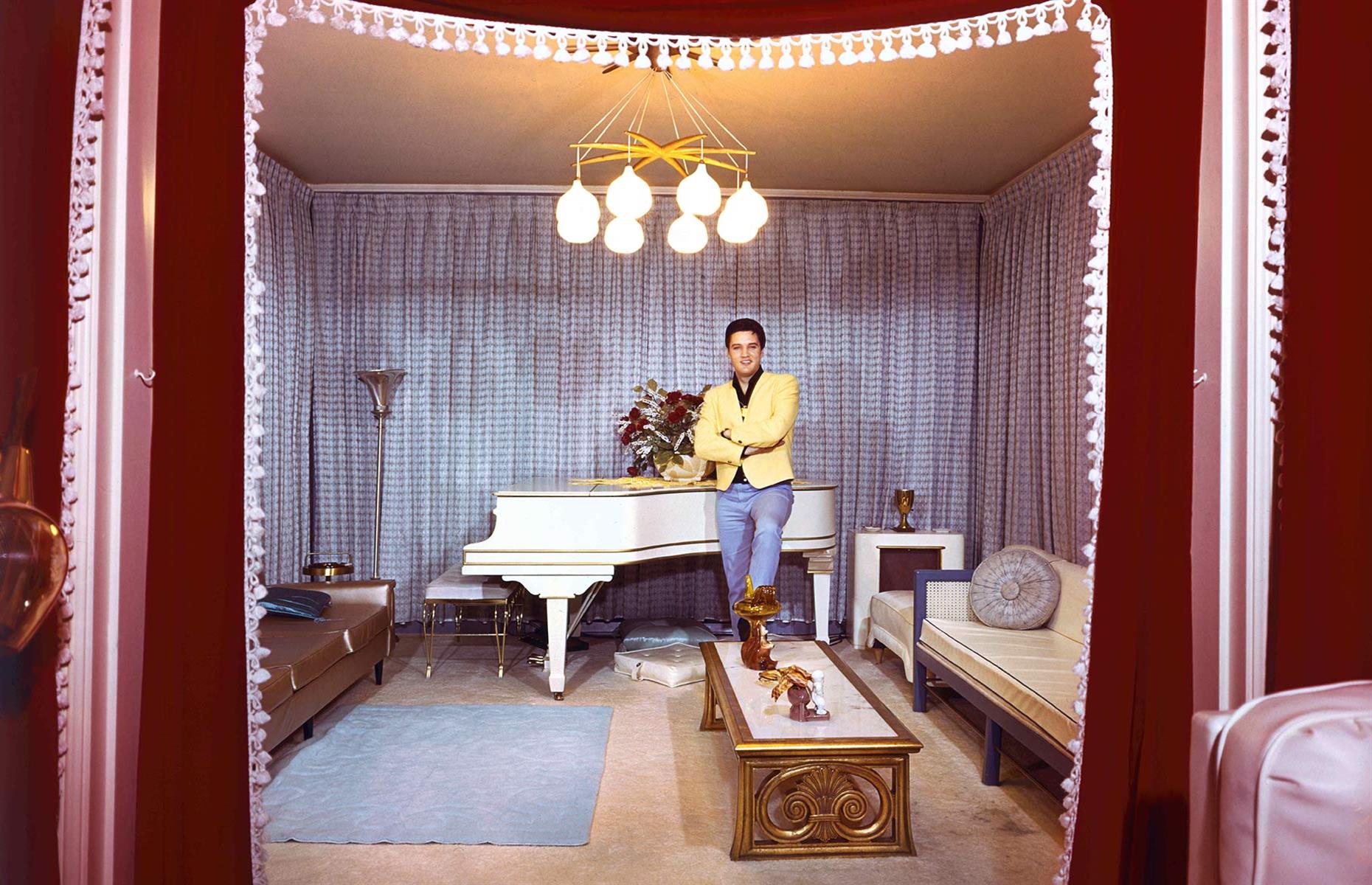 Rare archive photos of music legends inside their private homes