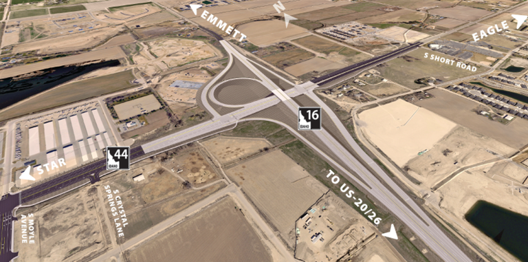 North Ada County is getting a new $55M interchange. What it'll cost drivers