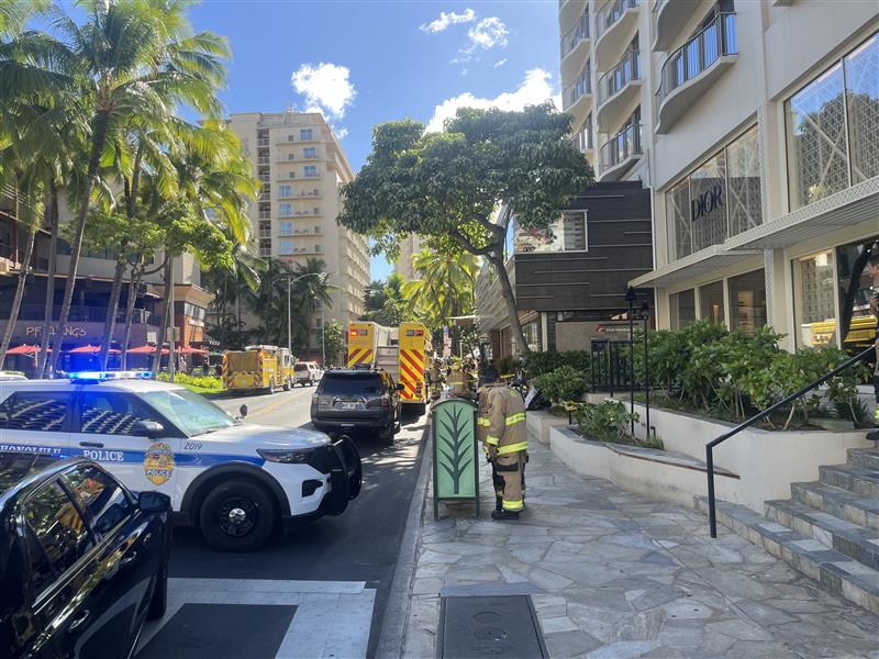 Chemical dispersed during Waikiki bank robbery