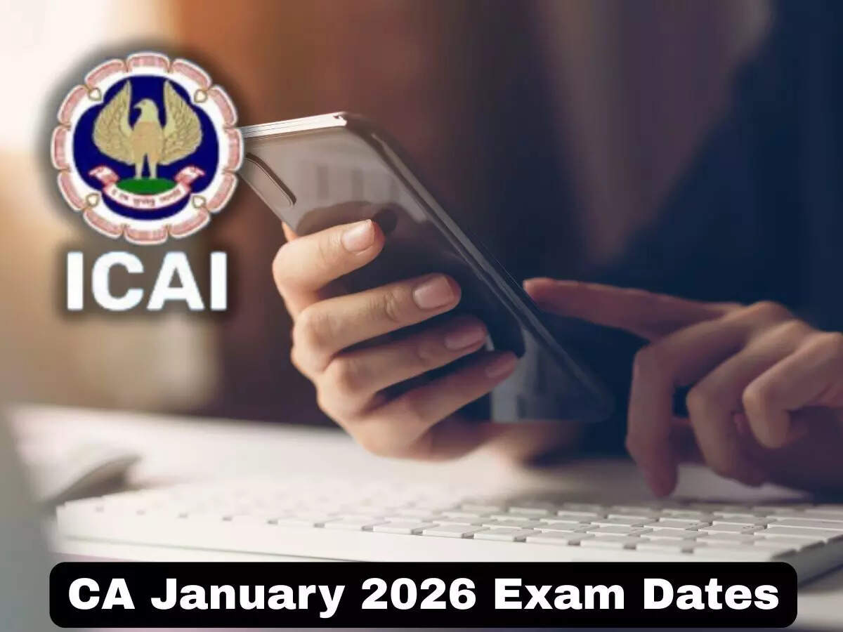 Icai Ca Mock Test Schedule For January 2026 Exams Released Check Dates