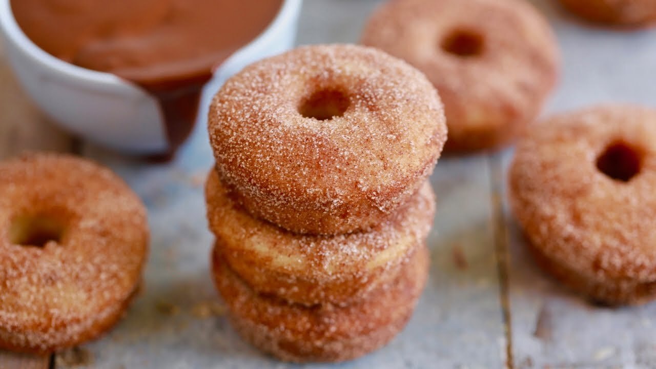 Churro Donuts Baked Not Fried Gemma S Bigger Bolder Baking Ep 178