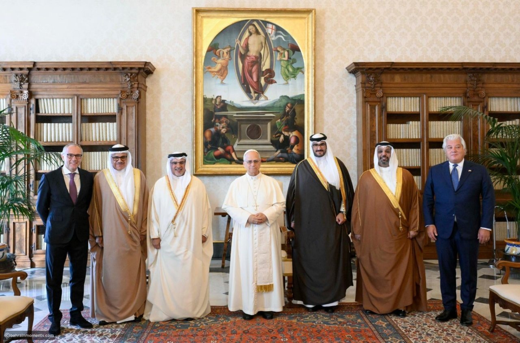Bahrain Crown Prince Visits Pope Leo in the Vatican