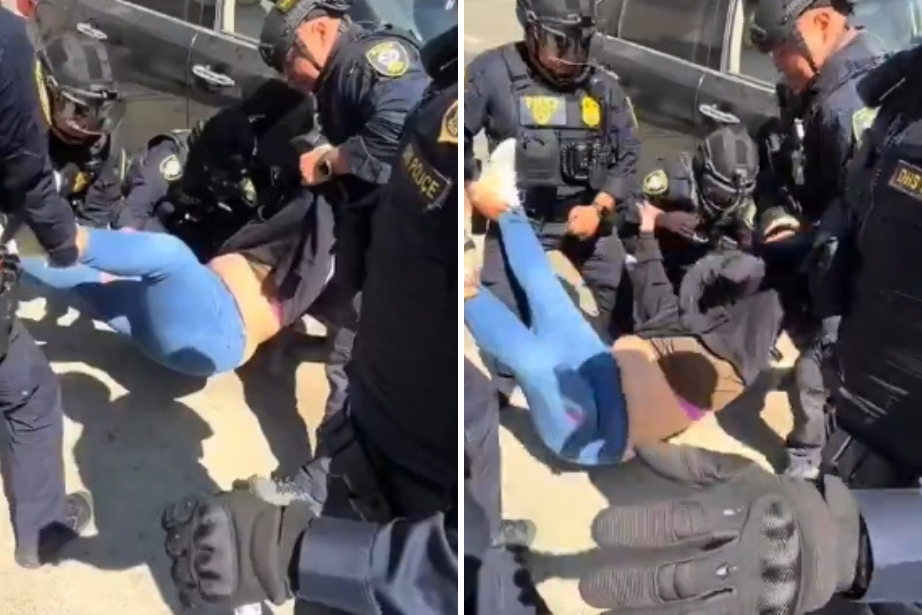 ICE Agents Rip Clothes Off Woman During Arrest, Video Shows