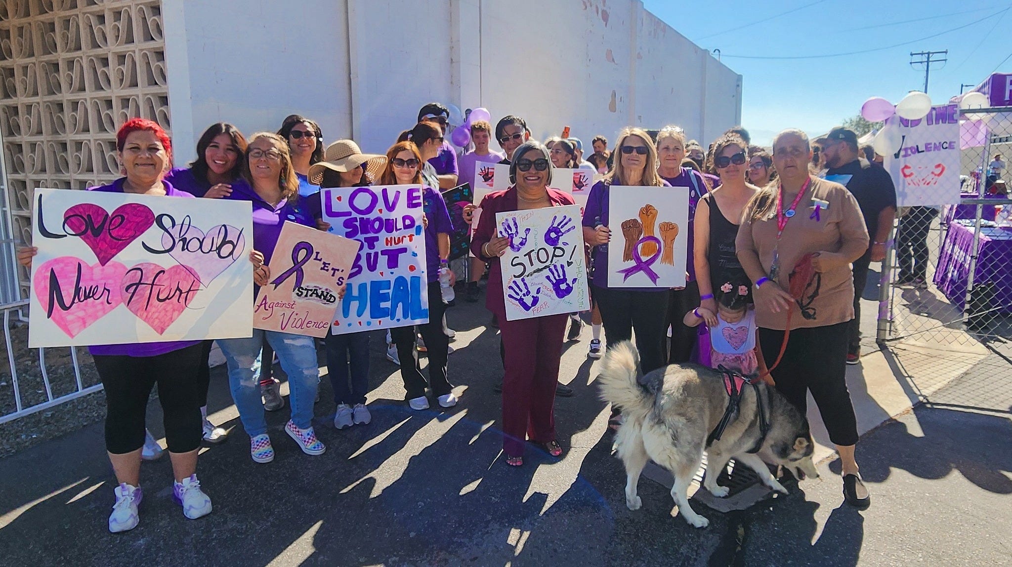 Victorville walks a mile in domestic abuse survivors’ shoes