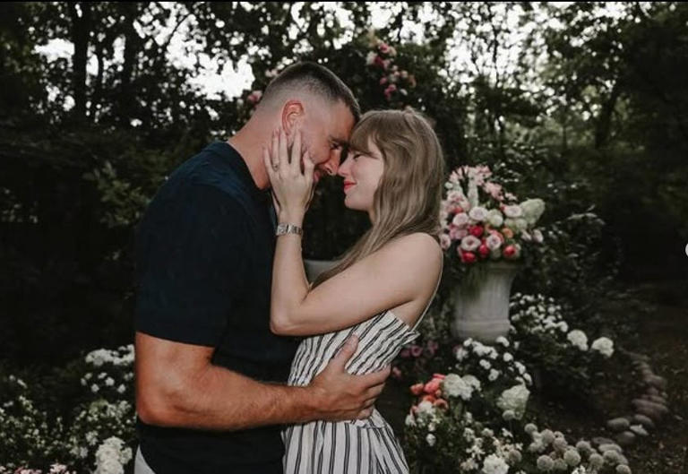 Taylor Swift and Travis Kelce announced their engagement in August - @taylorswift