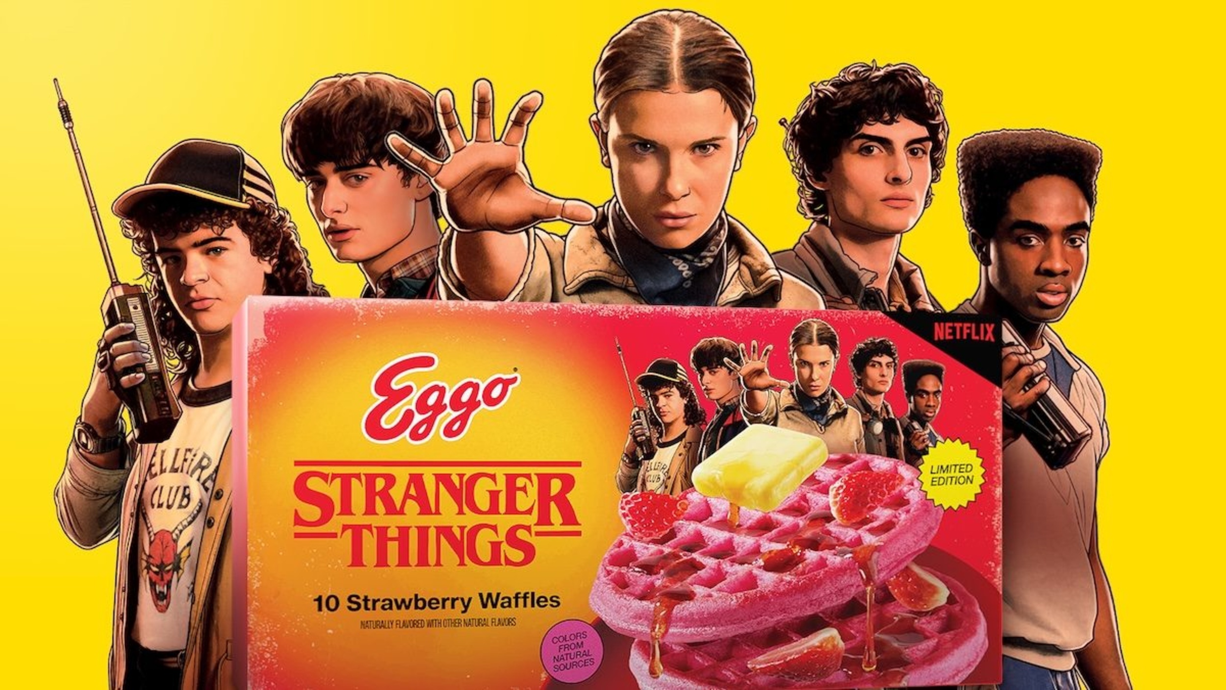 EGGO Turns Breakfast Upside Down With STRANGER THINGS Strawberry Waffles