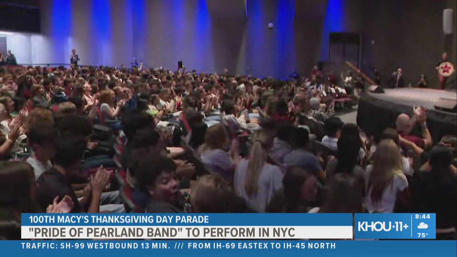 Pearland High School band celebrates invite to Macy’s Thanksgiving Day ...