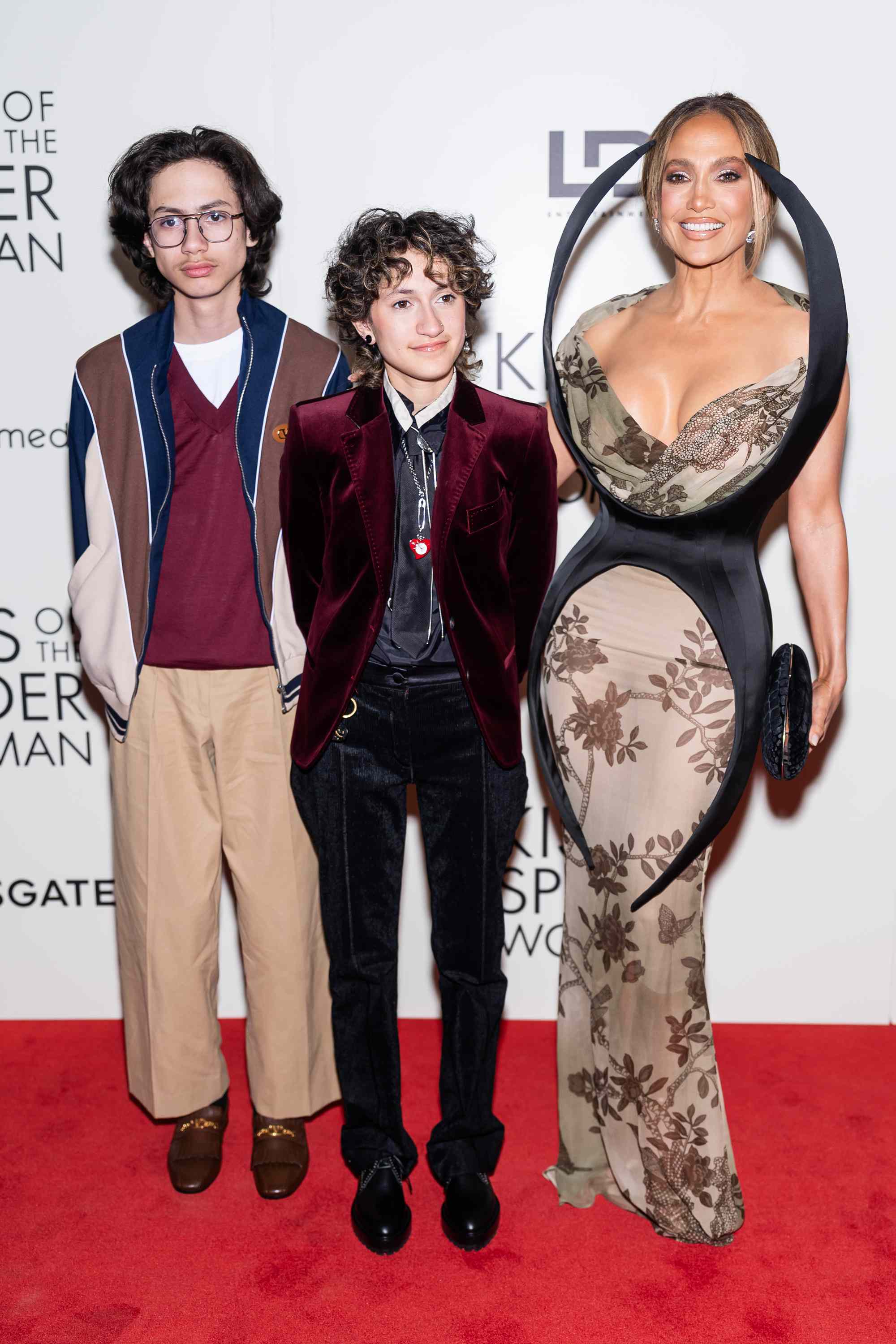 Jennifer Lopez Brings Her Lookalike 17YearOld Twins to Her Premiere