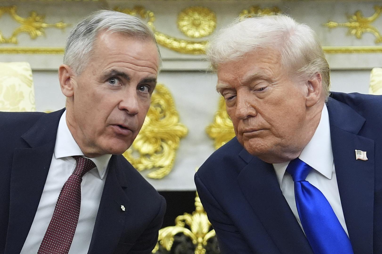 Trump and Carney hold cordial Oval Office meeting despite tensions over ...