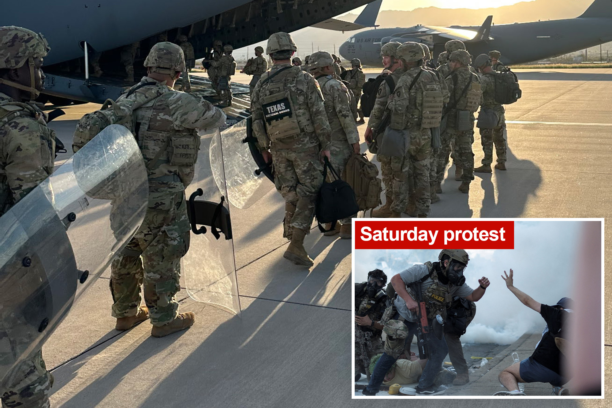 Texas National Guard troops arrive in Chicago area over lefty officials ...
