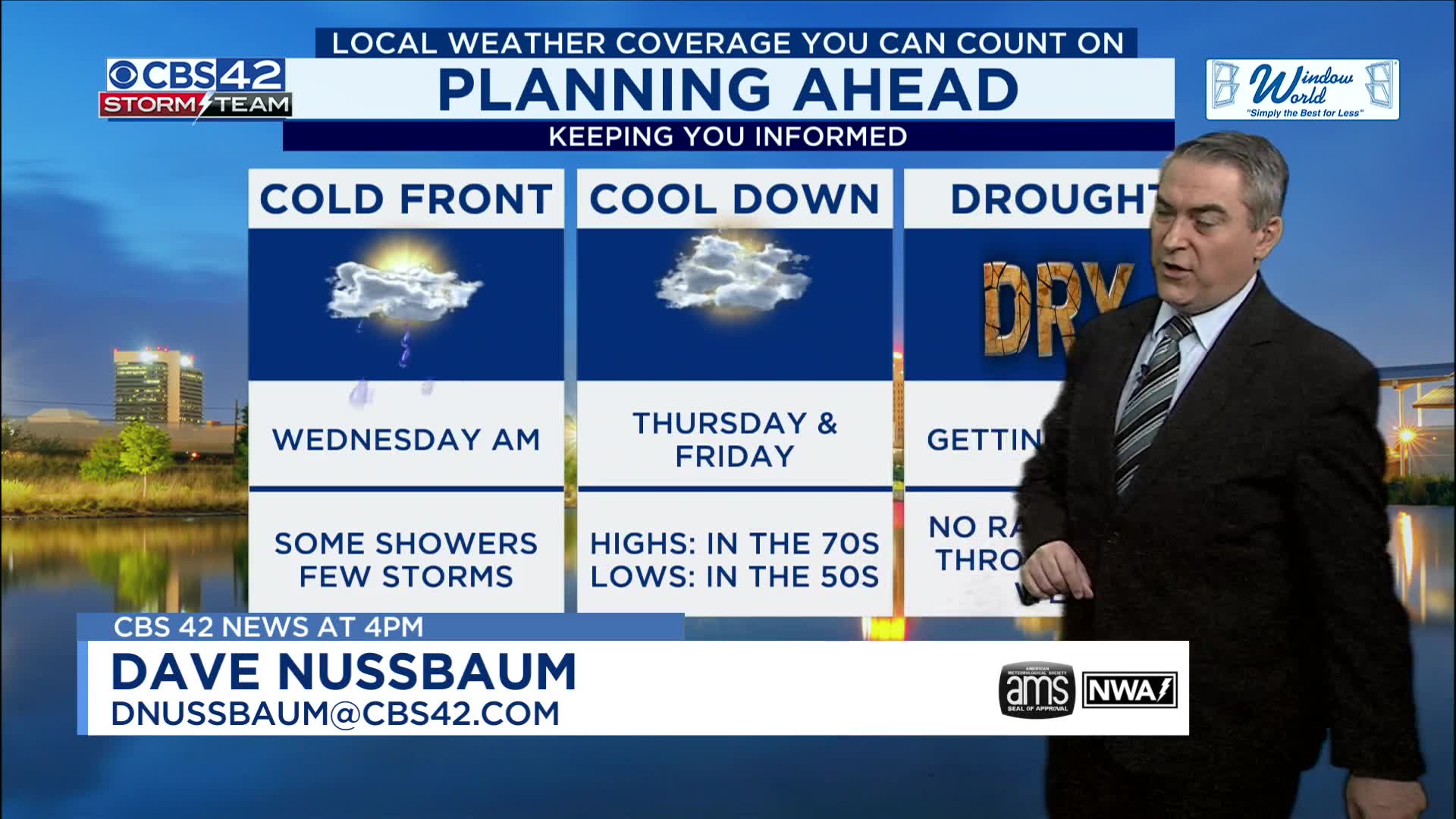 Cold Front Brings Big Changes to Central Alabama - CBS 42 News at 4 pm