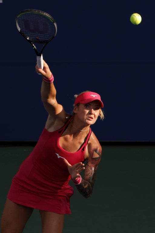 Elite Czech women's tennis player Tereza Martincova, in photos