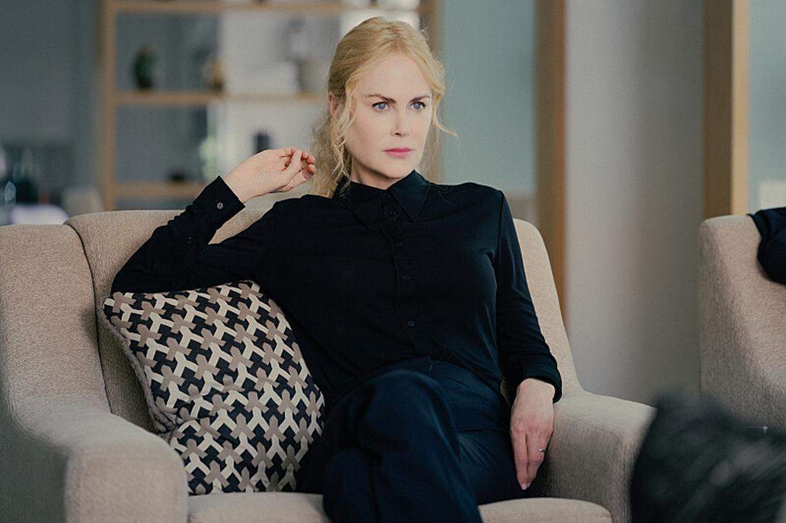 Nicole Kidman as Kaitlyn Meade in “Lioness,” episode 7, season 2, streaming on Paramount+, 2024.