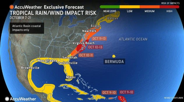 East Coast Braces For Coastal Storm With Flooding As Tropical Storm ...