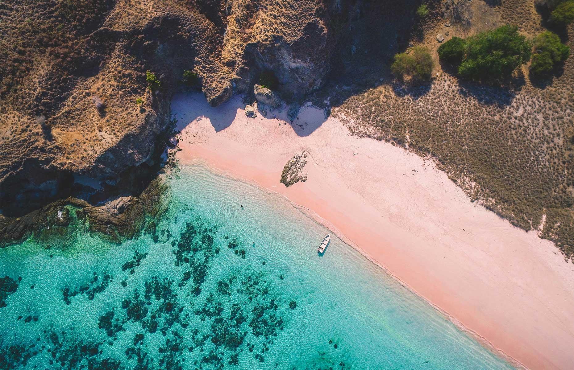 Las playas de arena rosa más bellas del mundo