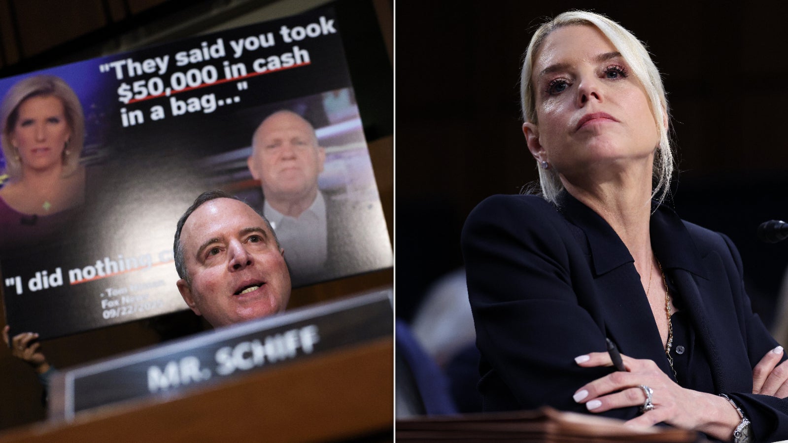 Pam Bondi Hearing Goes Off The Rails When Faced With $50,000 Homan Question