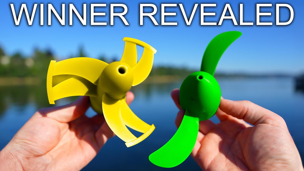 Testing the most efficient propeller design in competition