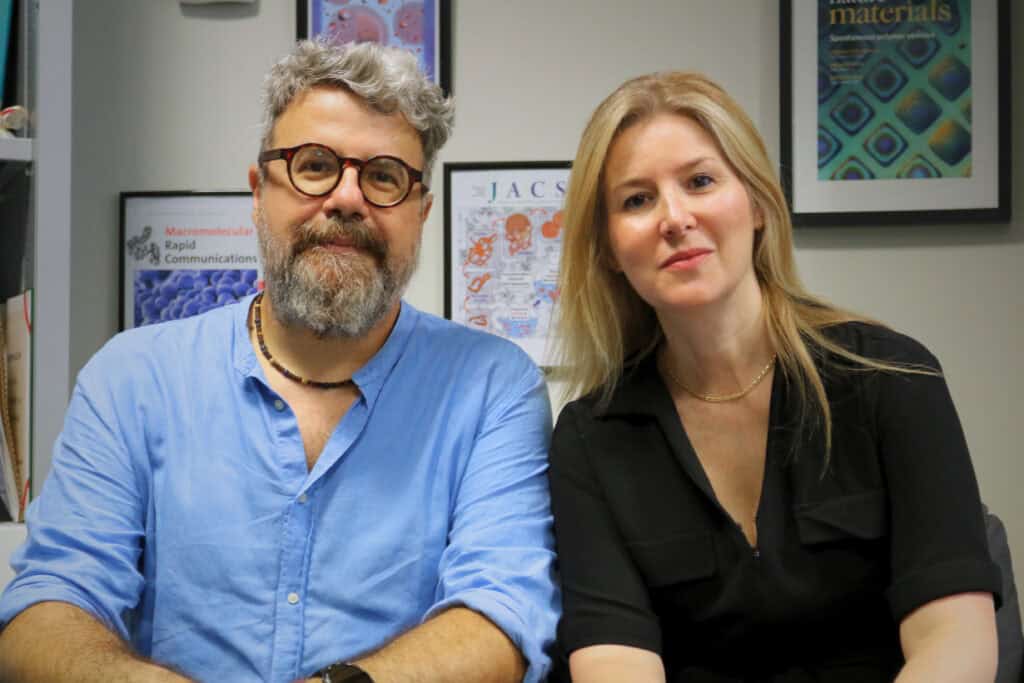 Battaglia and co-author Lorena Ruiz.