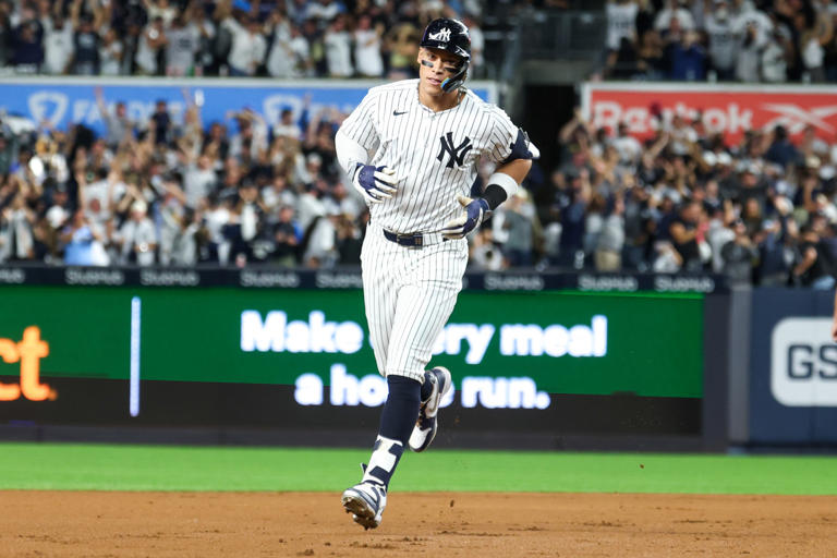 Aaron Judge's Wife Shared Rare Public Message Before Epic Home Run vs ...