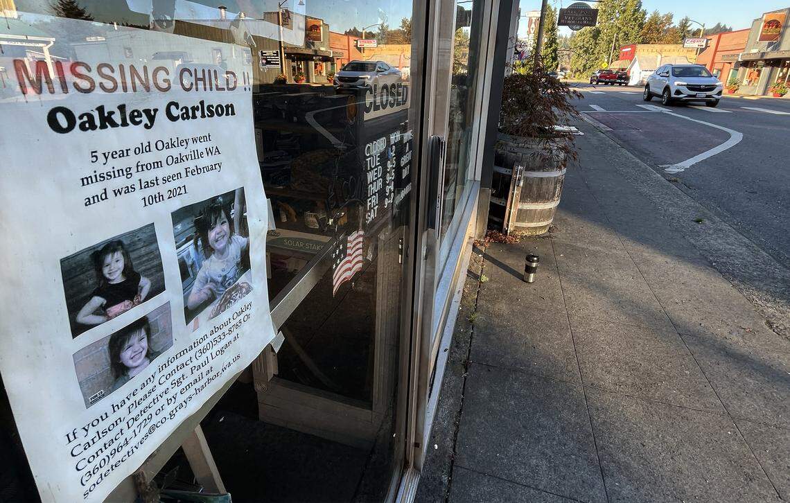 Why was missing girl Oakley Carlson declared legally dead in a Pacific