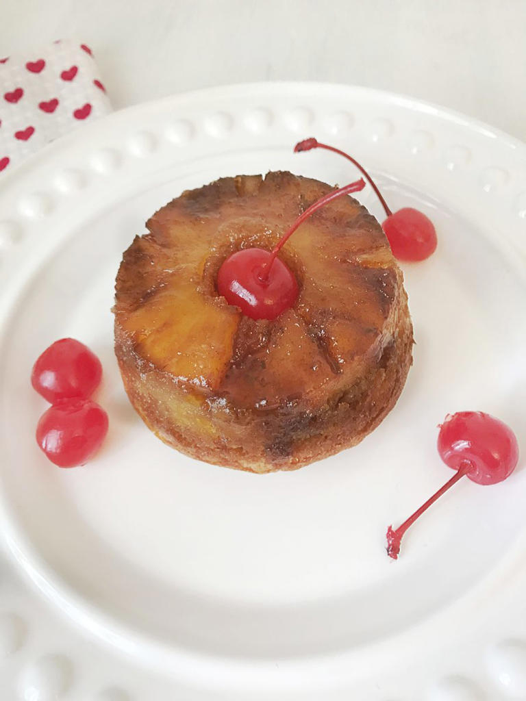 Jumbo upside down pineapple muffins