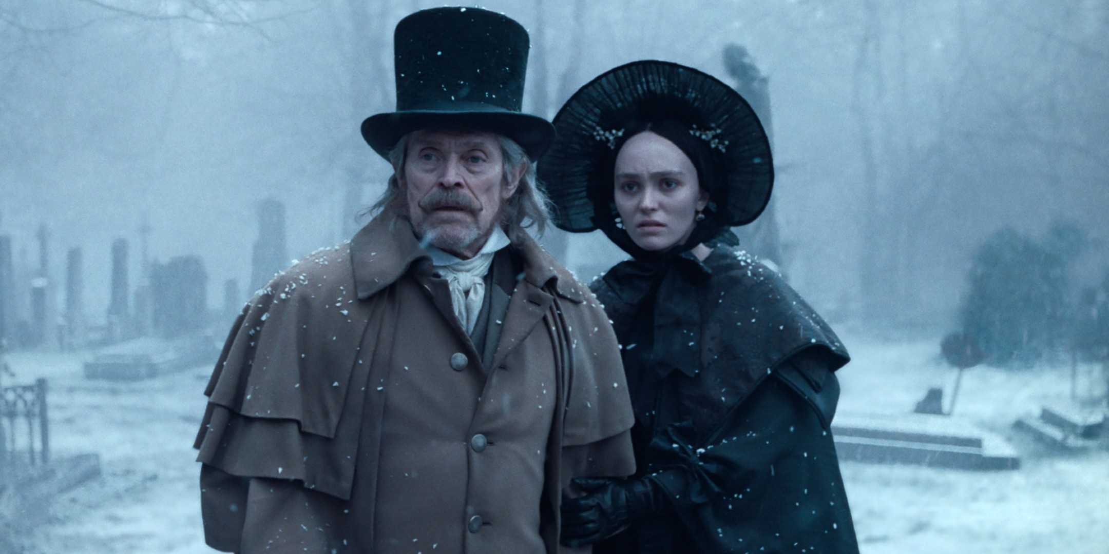 Willem Dafoe and Lily Rose-Depp in Nosferatu