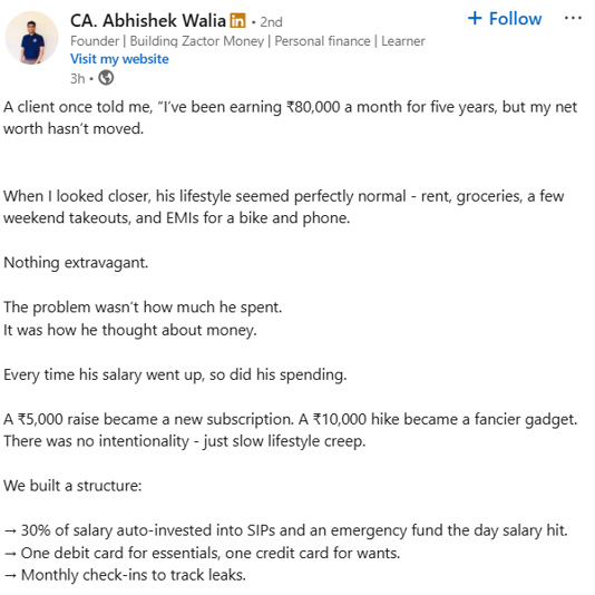 How Rs 80K grew to Rs 1.9 lakh savings through simple habits, expert explains