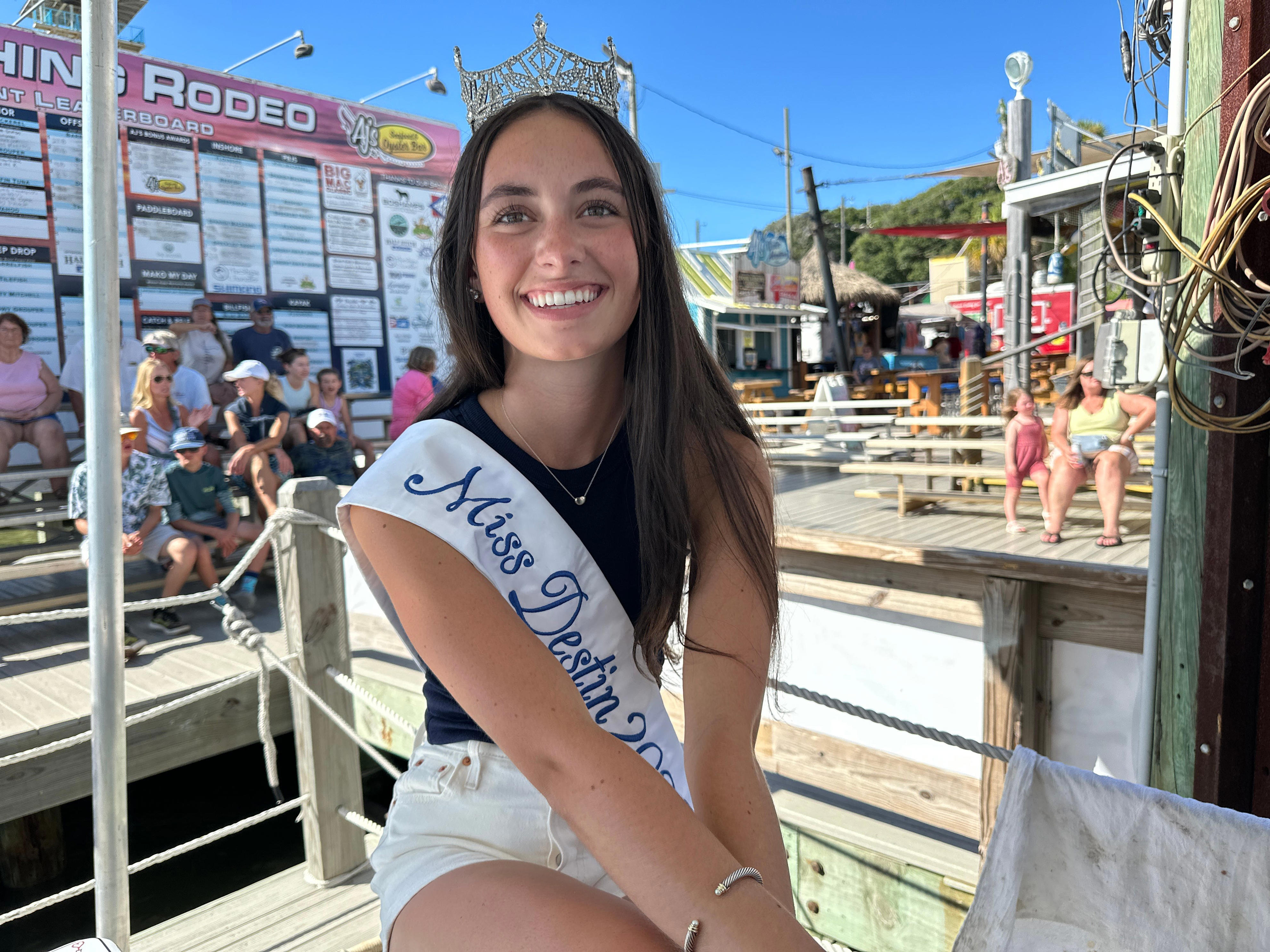 From gutting fish to pushing anglers in, Miss Destin Bella Riggs had a ...