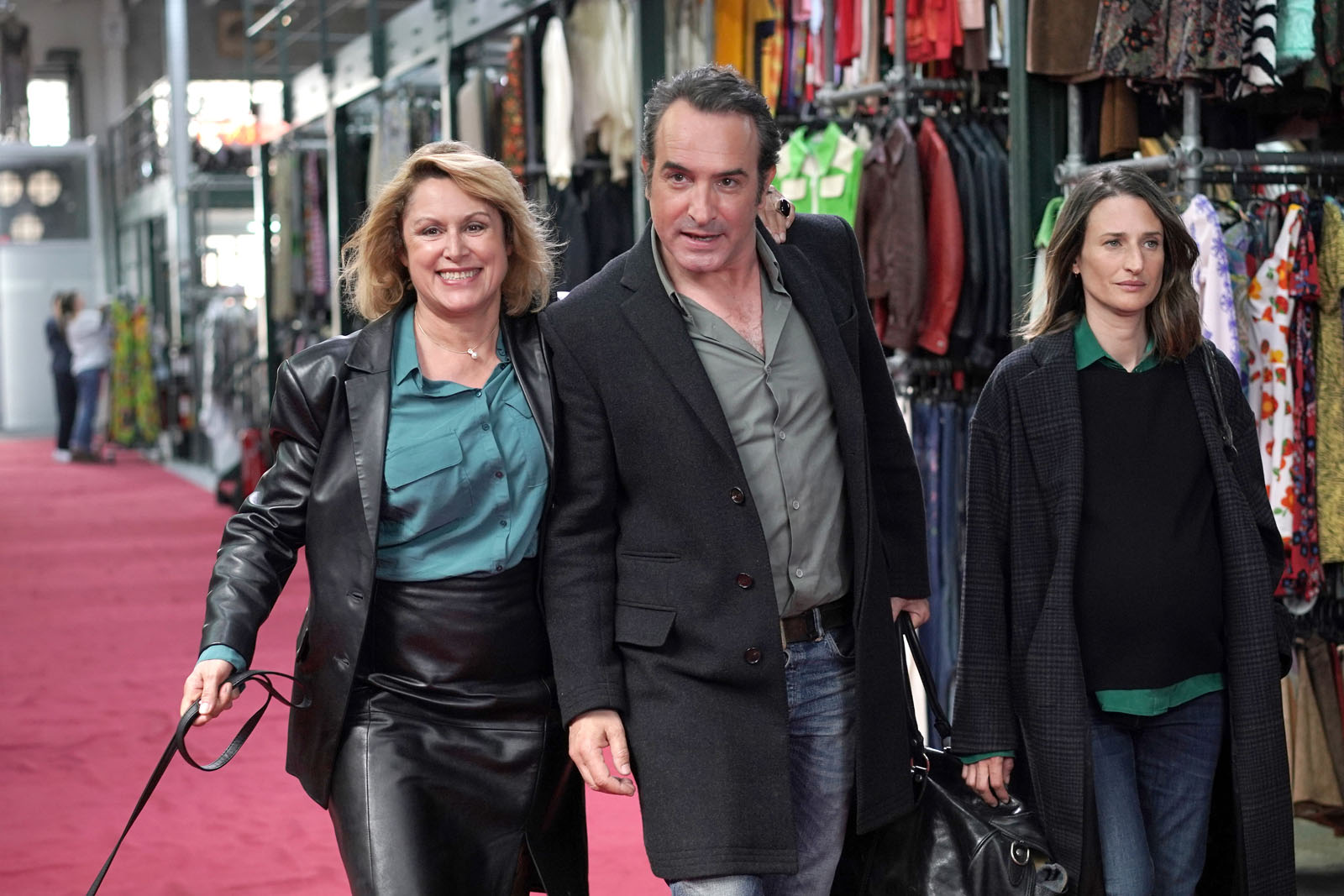 Dix pour cent Saison 3 : Photo Valérie Vogt, Jean Dujardin, Camille Cottin