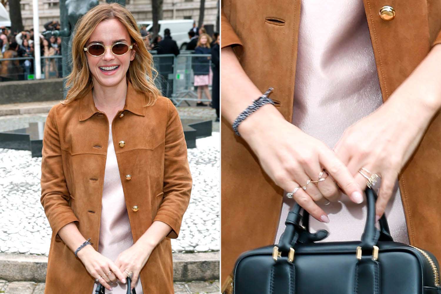 Emma Watson Reveals Meaning Behind Sparkly Ring She Was Seen Wearing on(01)