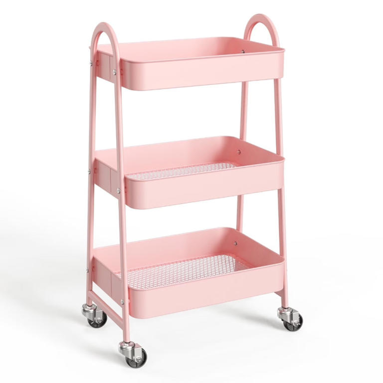 Walmart's 'lightweight' $23 3-tier rolling storage cart is perfect for ...