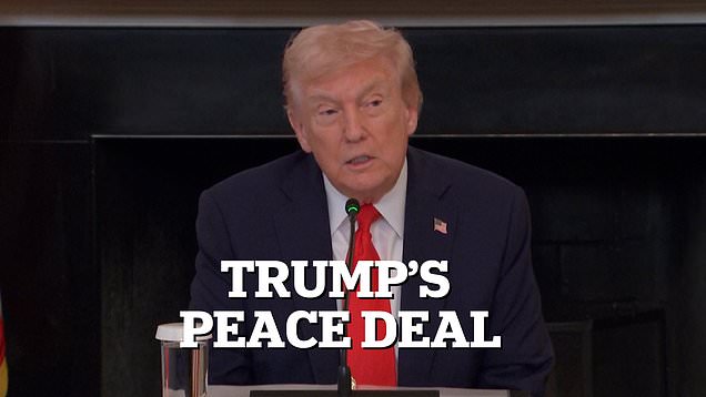 Trump says he's going to the Middle East to make a peace deal in Gaza