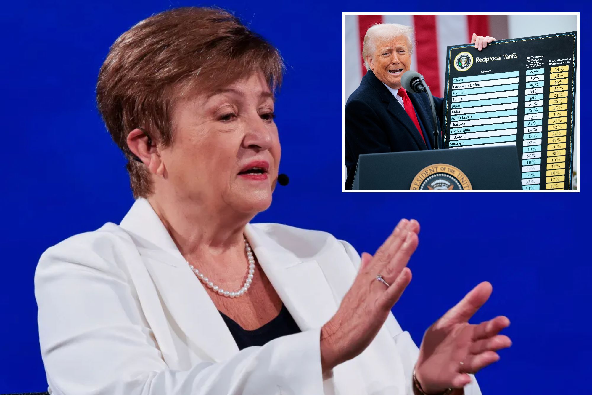 IMF head issues dire warning about tariffs, ‘uncertainty’ in the global ...