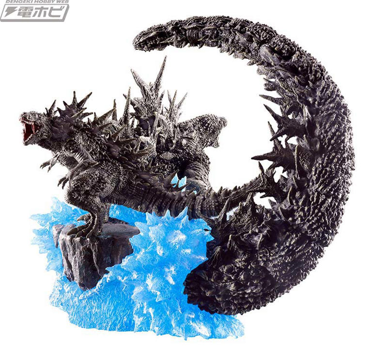 MaxToy（マックストイ）呉爾羅 大戸島 ゴジラ　ダークブルー ゴジラ-1.0』ゴジラが大戸島の呉爾羅、機雷によるダメージ状態も効果