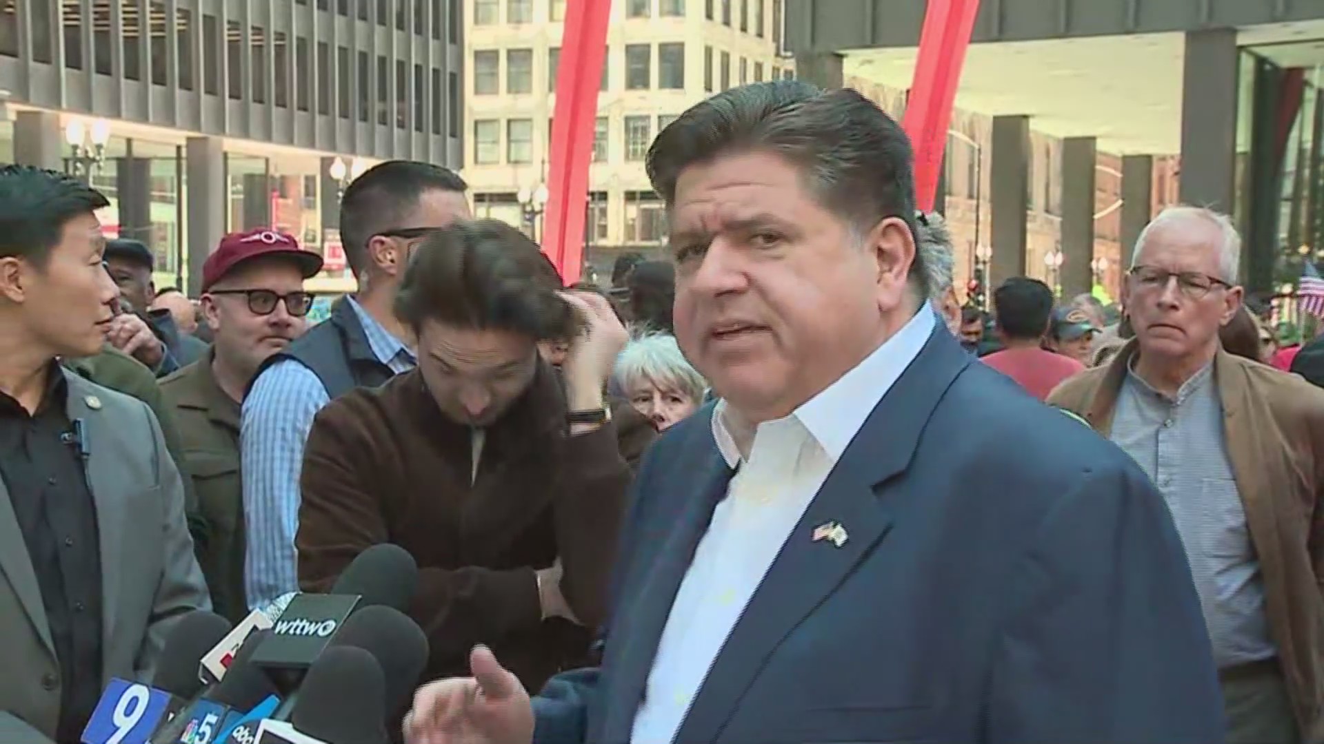 Pritzker to Trump: 'Come and get me'