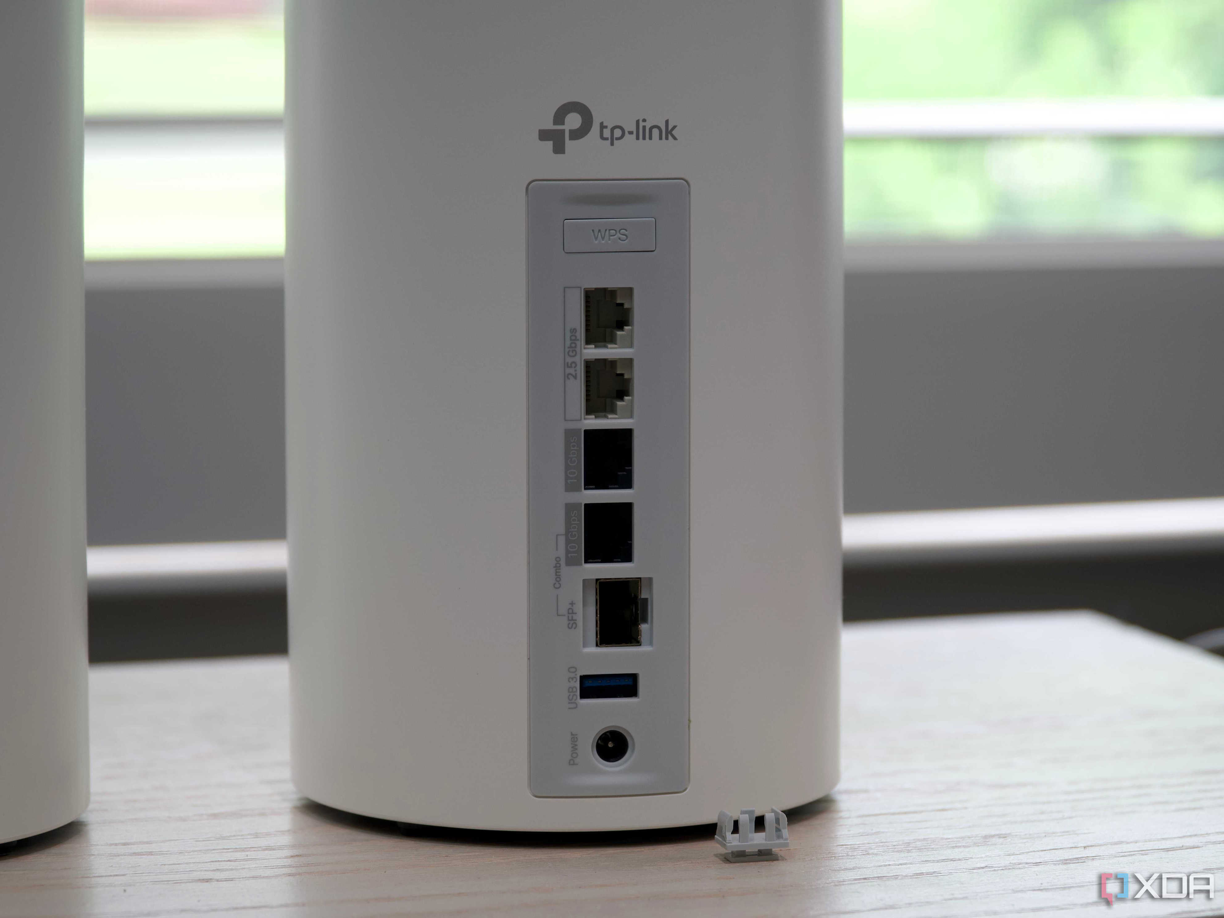 TP-Link Deco BE85 mesh system: Each node has two 2.5Gbps ports and two 10Gbps ports for wired devices
