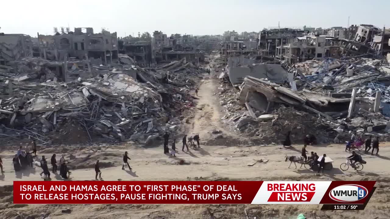 Israel and Hamas agree to 'first phase' of deal to release hostages ...