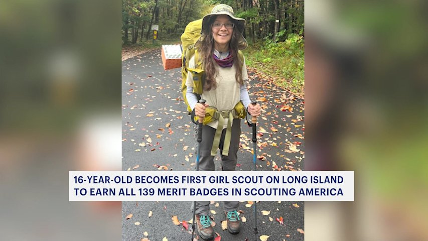 Hicksville teen makes history as first girl on LI to earn every merit ...