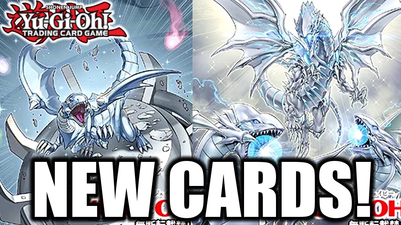 Yu-Gi-Oh! Structure deck unboxing new Blue-Eyes cards and link monsters