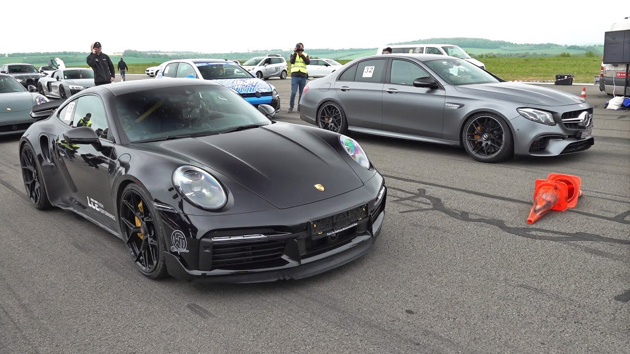 850HP 992 Turbo S vs 750HP AMG E63S Drag Race