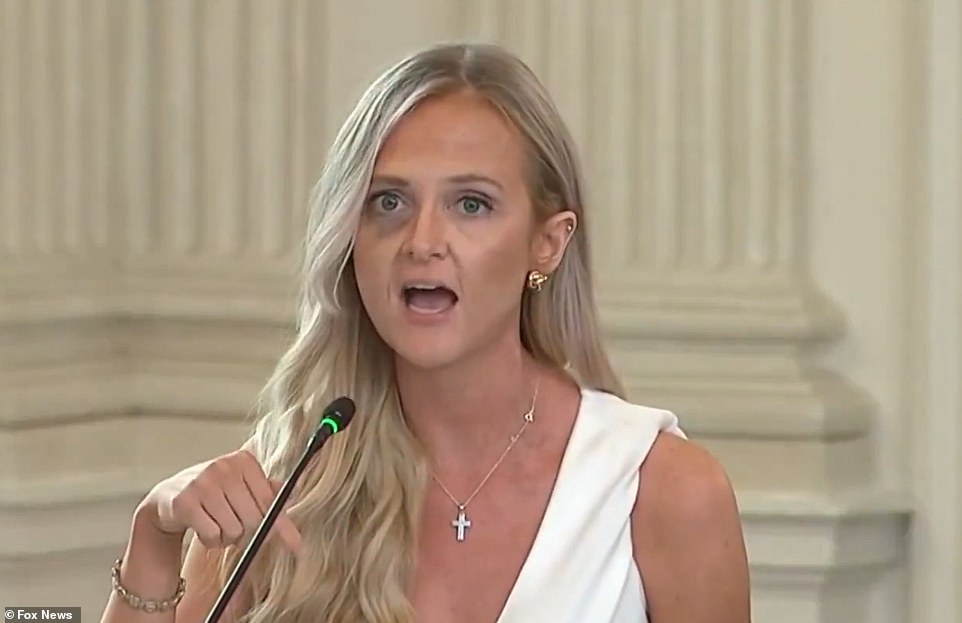 Reporter tells Trump how Antifa militants gave her a black eye