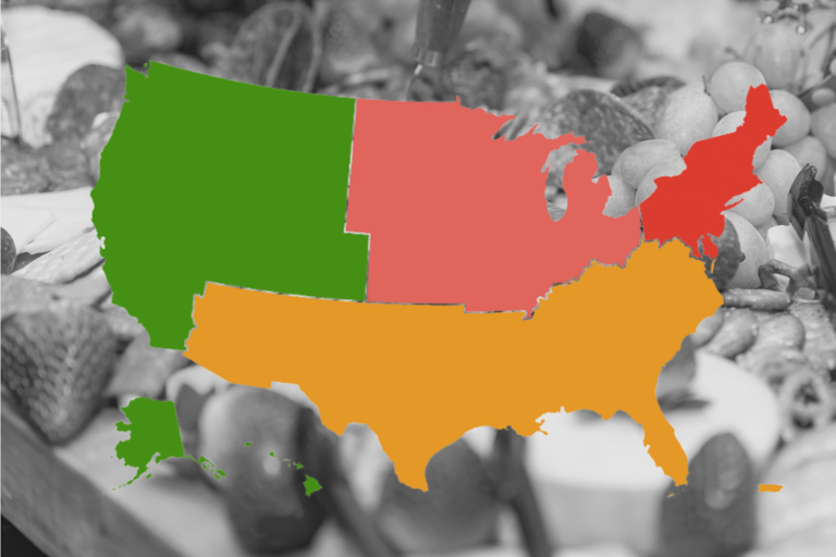 Mapa revela los alimentos más odiados en EE.UU.