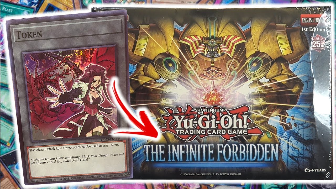 The Infinite Forbidden mini boxes unboxing the new Yu-Gi-Oh! tokens