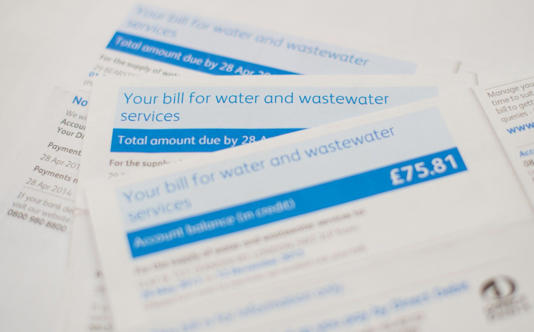water bills