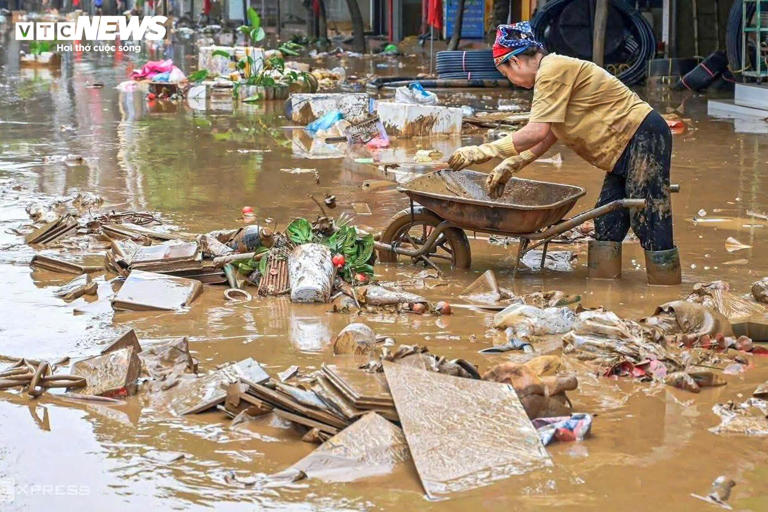 Hình ảnh Thái Nguyên tan hoang sau lũ lịch sử