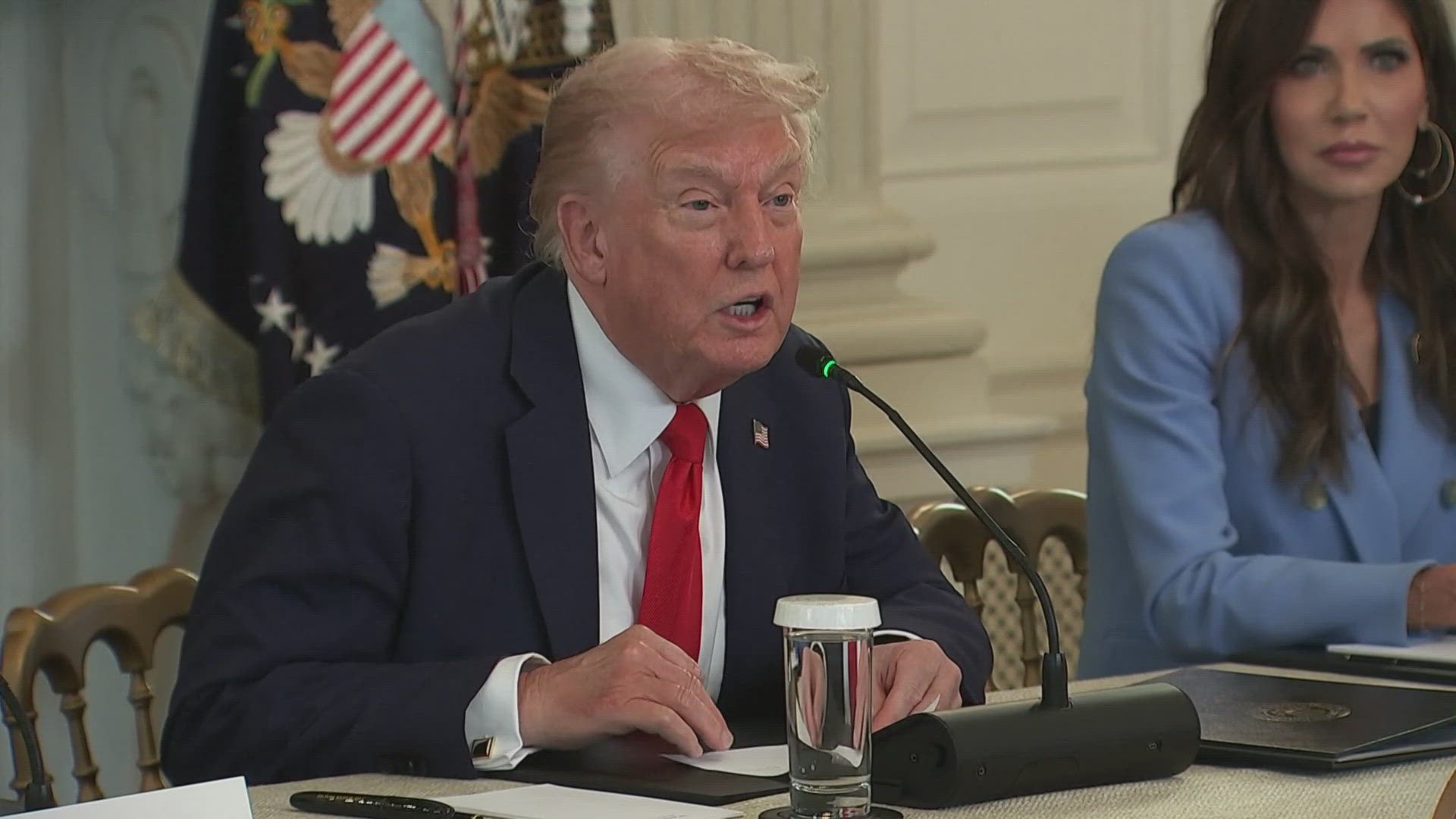 President Trump says Israel and Hamas have agreed to the first phase of ...